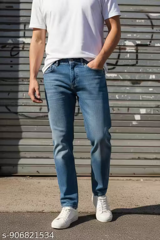 Men’s Blue Denim Jeans Regular Fit