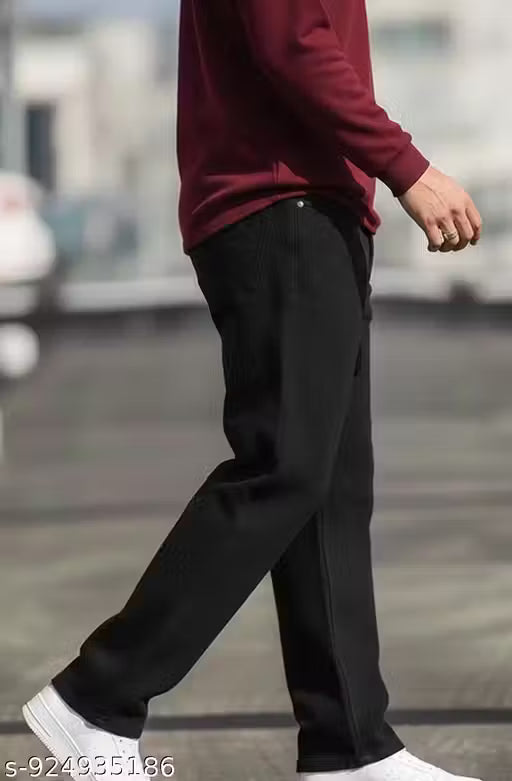 black jeans for man and straight fit mix