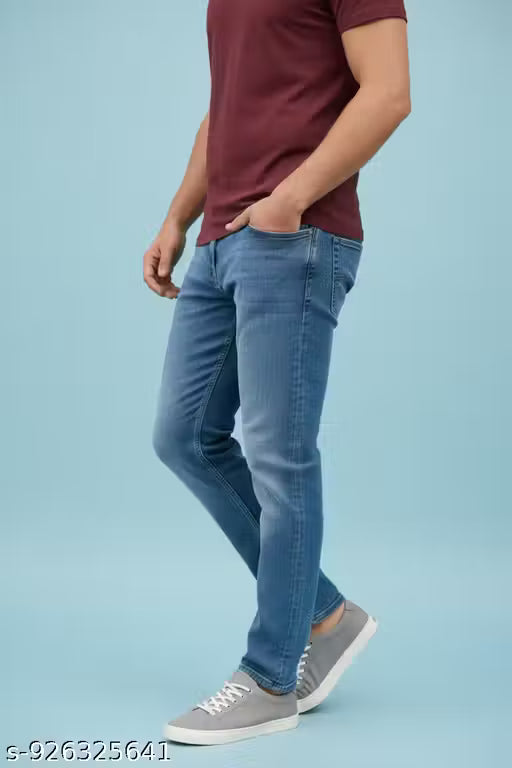 Men’s Blue Denim Jeans Regular Fit