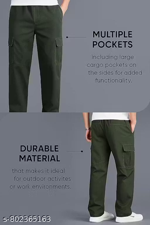 MEN'S CARGO PURE COTTON PANTS