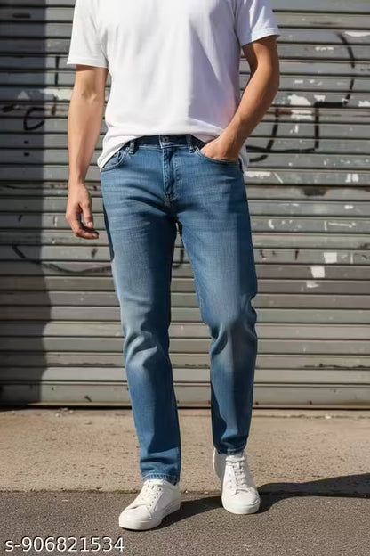 Men’s Blue Denim Jeans Regular Fit