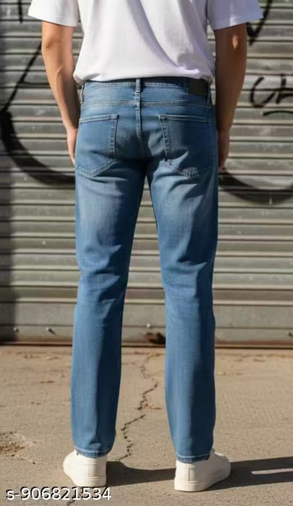 Men’s Blue Denim Jeans Regular Fit