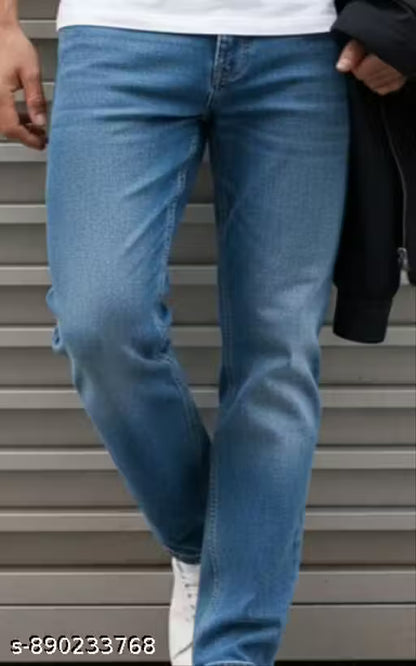 Men’s Regular Fit Blue Denim Jeans