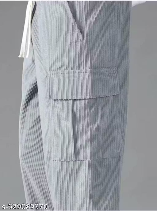 Men’s Stylish Corduroy Cargo Pants