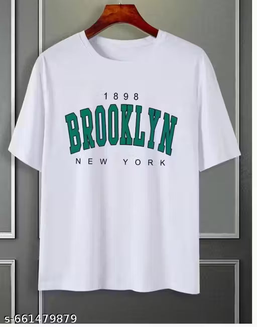 Men's Printed Round Neck T-Shirt
