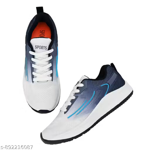 Texos Lightweight Mesh Lace-up blue Sports Shoes, Gym, walking Shoes For Men