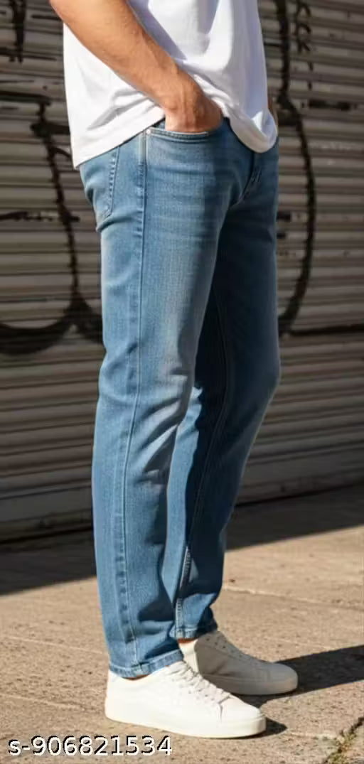 Men’s Blue Denim Jeans Regular Fit
