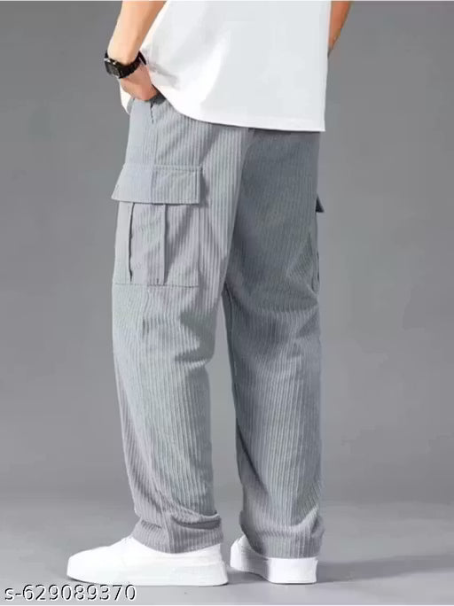Men’s Stylish Corduroy Cargo Pants