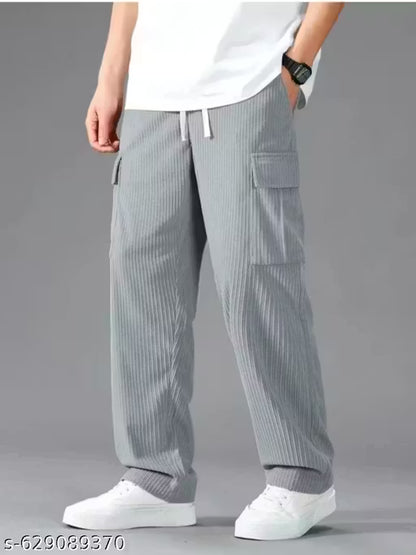 Men’s Stylish Corduroy Cargo Pants